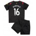Cheap Manchester City Rodri Hernandez #16 Away Football Kit Children 2022-23 Short Sleeve (+ pants)
